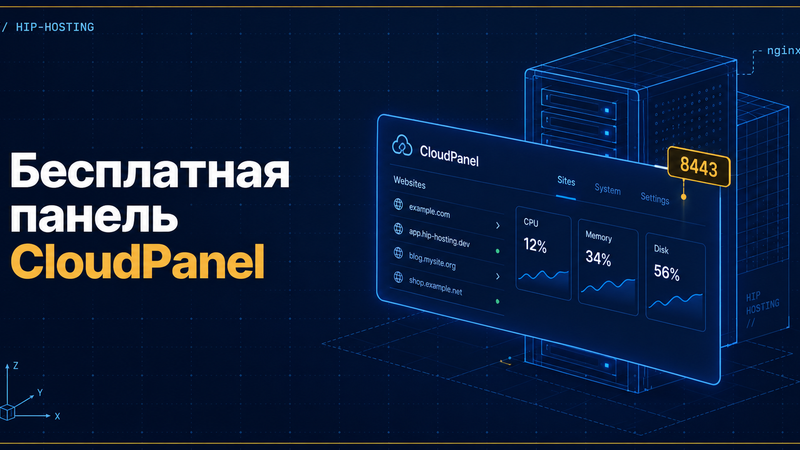 бесплатная панель управления CloudPanel